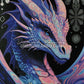 Diamond Painting - Dragon Opale des Runes Nocturnes (70cm x 105cm)