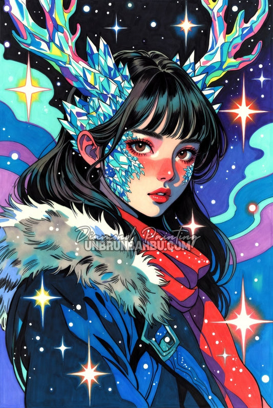 Diamond Painting - Éclats Polaires (70cm x 105cm)