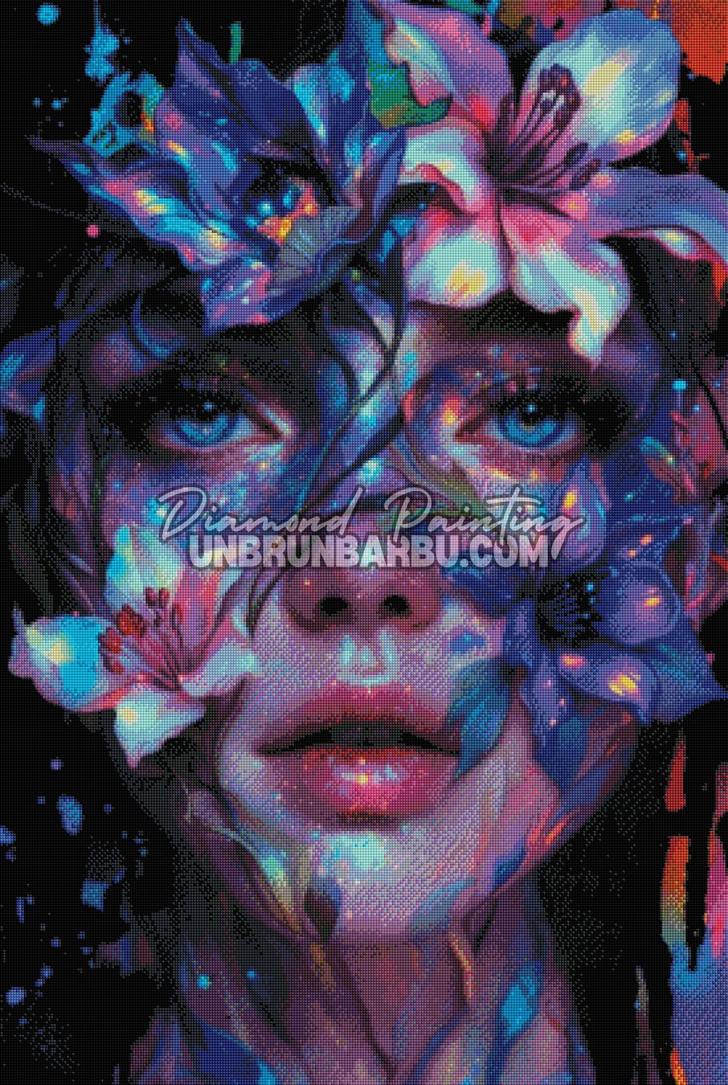 Diamond Painting - Éclosion de Nuit (70cm x 105cm)