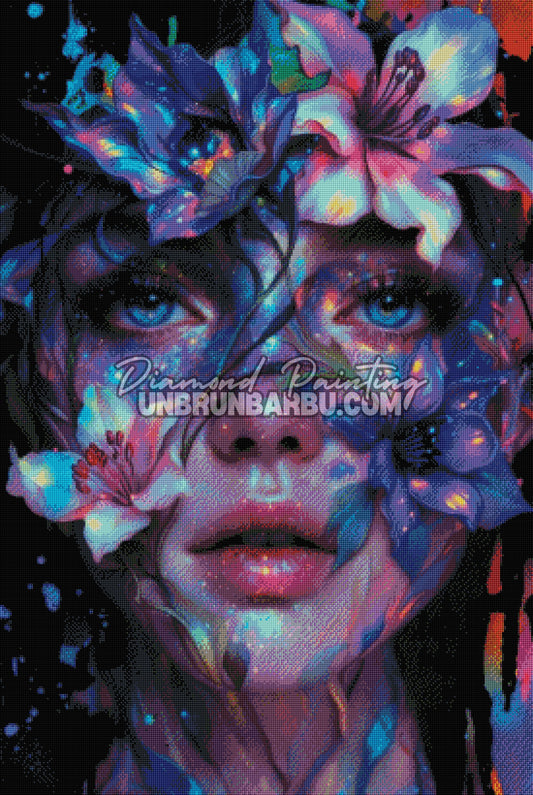 Diamond Painting - Éclosion de Nuit (70cm x 105cm)