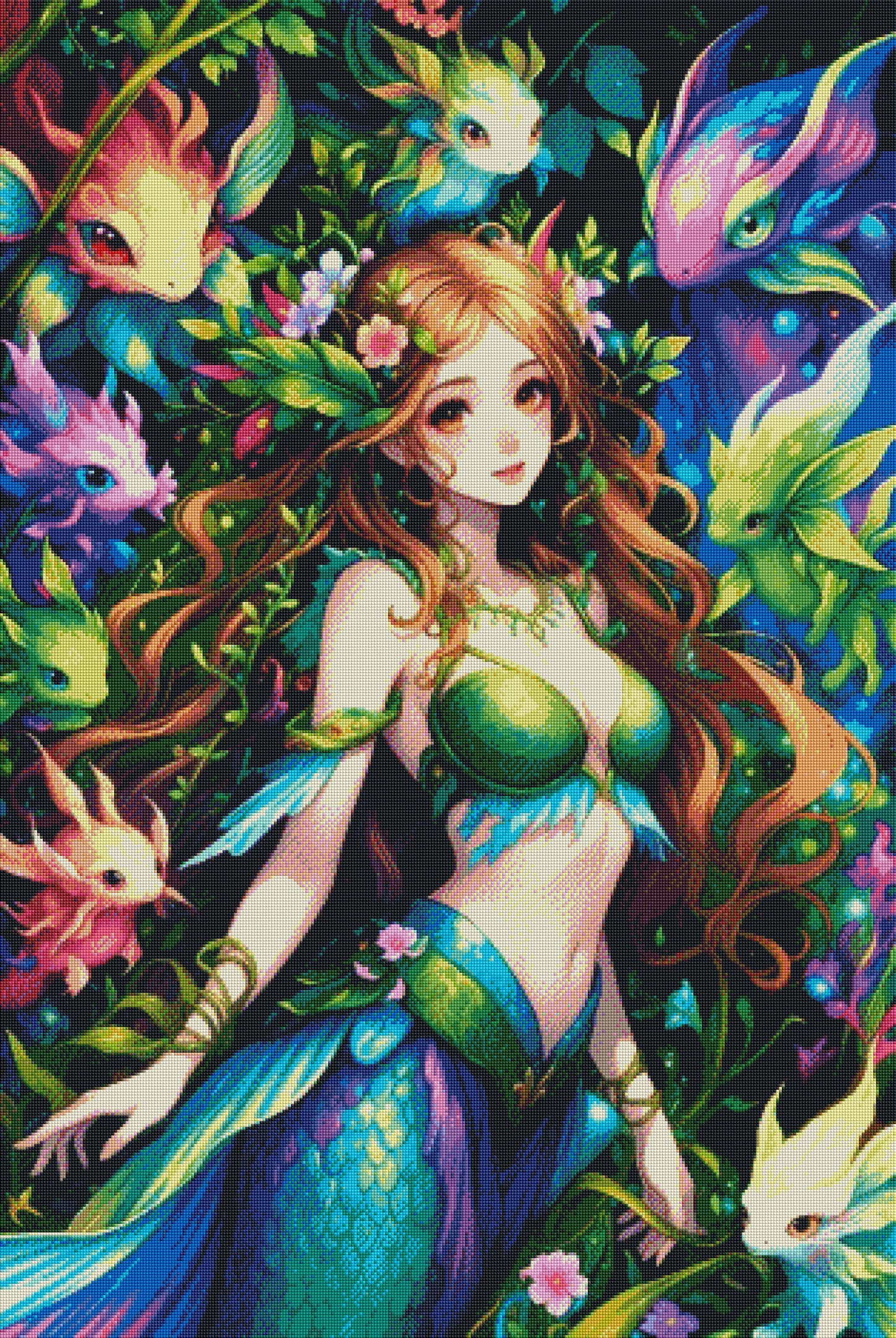 Diamond Painting - Gardienne des Esprits Colorés (80cm x 120cm)