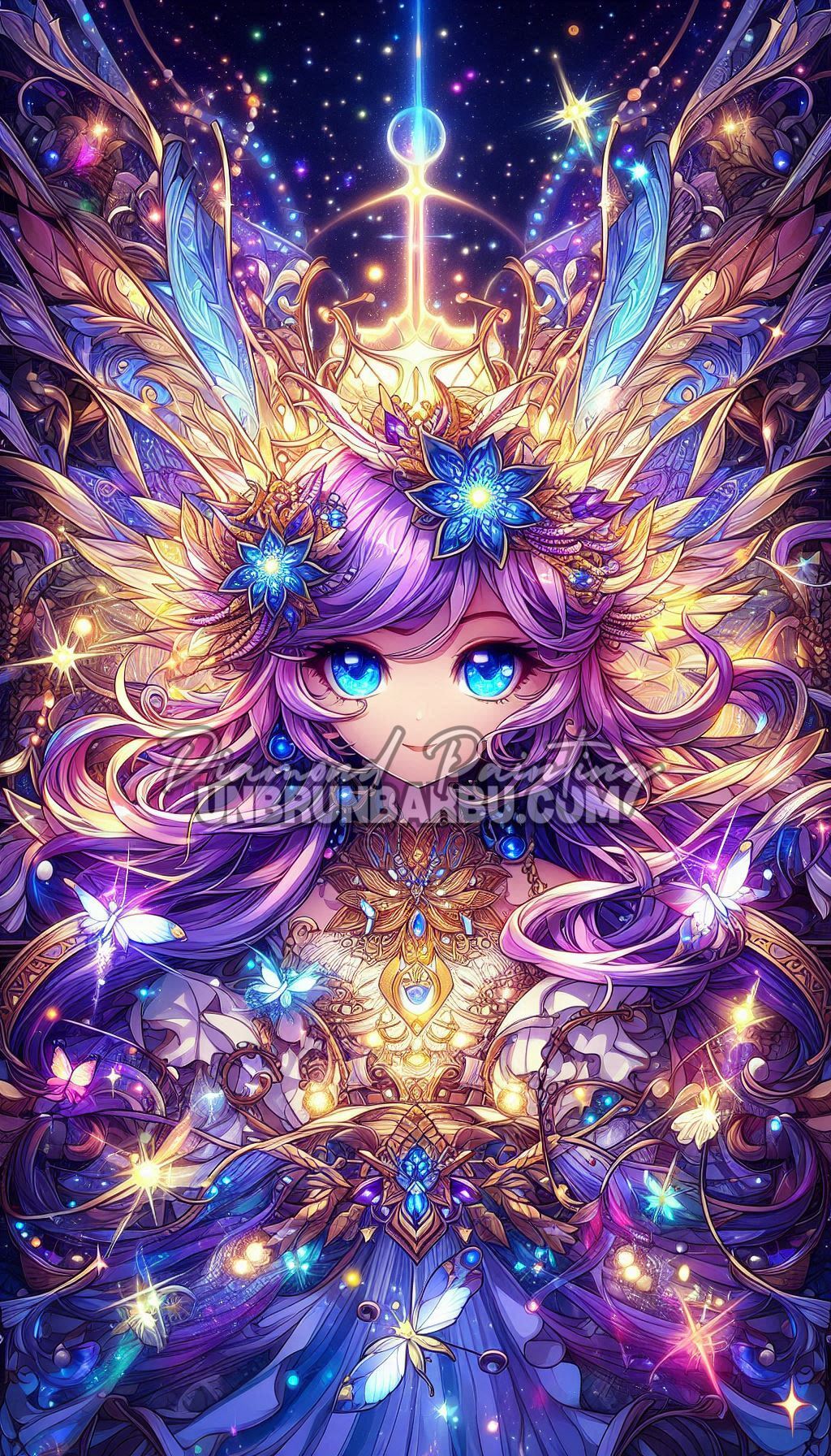 Diamond Painting - Gardienne du Ciel Profond (70cm 125cm)