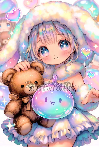 Diamond Painting - Kawaii Dream Câlins Sucrés (70cm x 105cm)