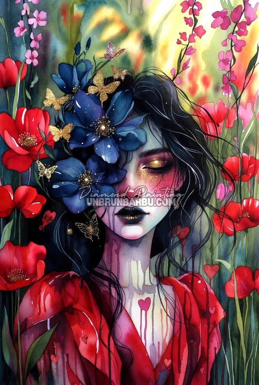 Diamond Painting - L’Éveil des Coquelicots (60cm x 90cm)