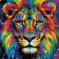 Diamond Painting - Lion Gardien des Constellations (50cm x 75cm)