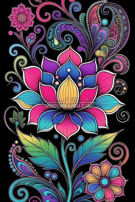 Diamond Painting - Lotus des Émotions (50cm x 75cm)