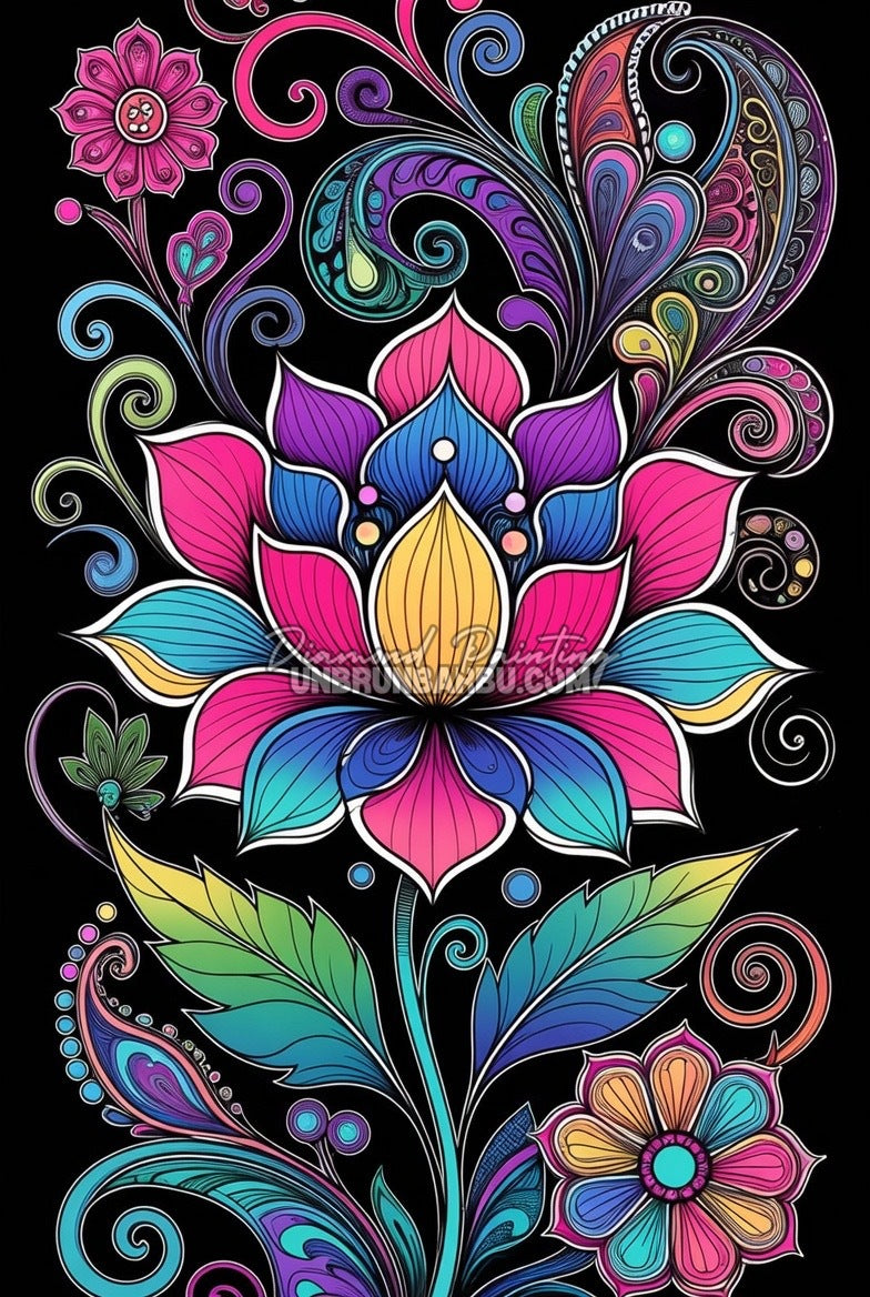 Diamond Painting - Lotus des Émotions (50cm x 75cm)