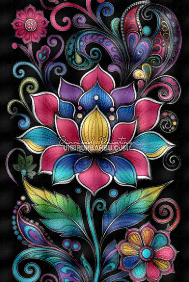 Diamond Painting - Lotus des Émotions (50cm x 75cm)