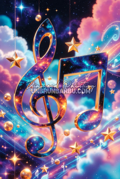 Diamond Painting - Musique Clé des Rêves (60cm x 90cm)