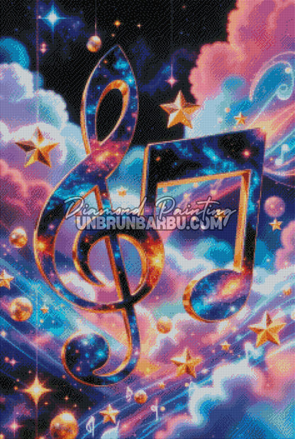 Diamond Painting - Musique Clé des Rêves (60cm x 90cm)