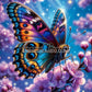 Diamond Painting - Papillon Bijou Céleste des Cerisiers (60cm x 90cm)