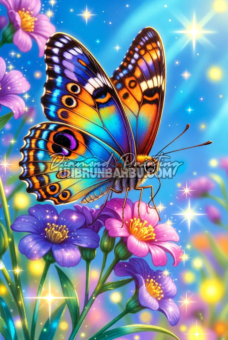Diamond Painting - Papillon Danse de Printemps (60cm x 90cm)