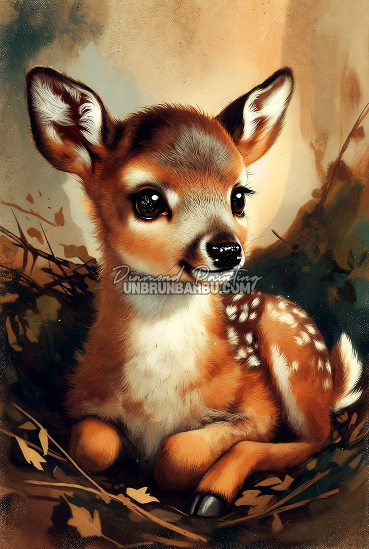 Diamond Painting - Petit Faon d’Automne (60cm x 90cm)