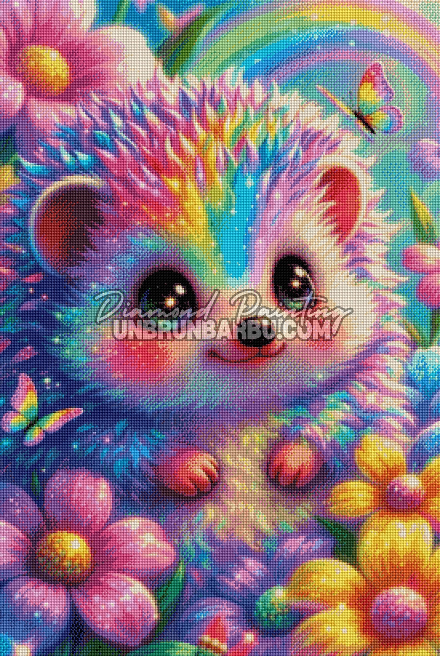 Diamond Painting - Pico le Hérisson des Lumières (70cm x 105cm)