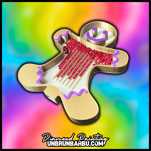 Plateau 3D - Diamond Painting - Bonhomme Pain D'épice