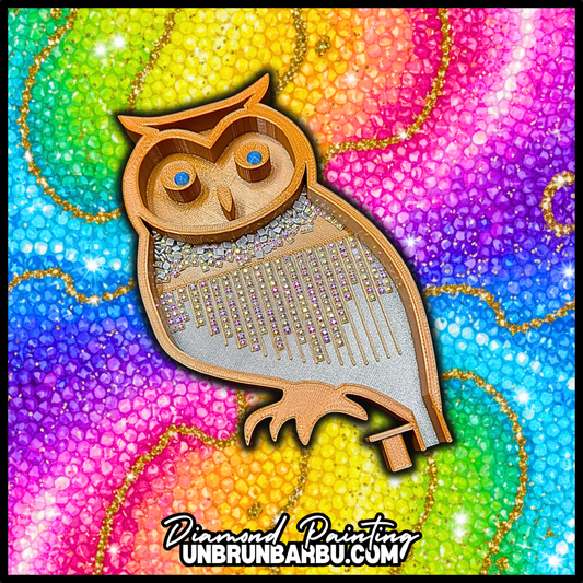 Diamond Painting - Plateau - Chouette