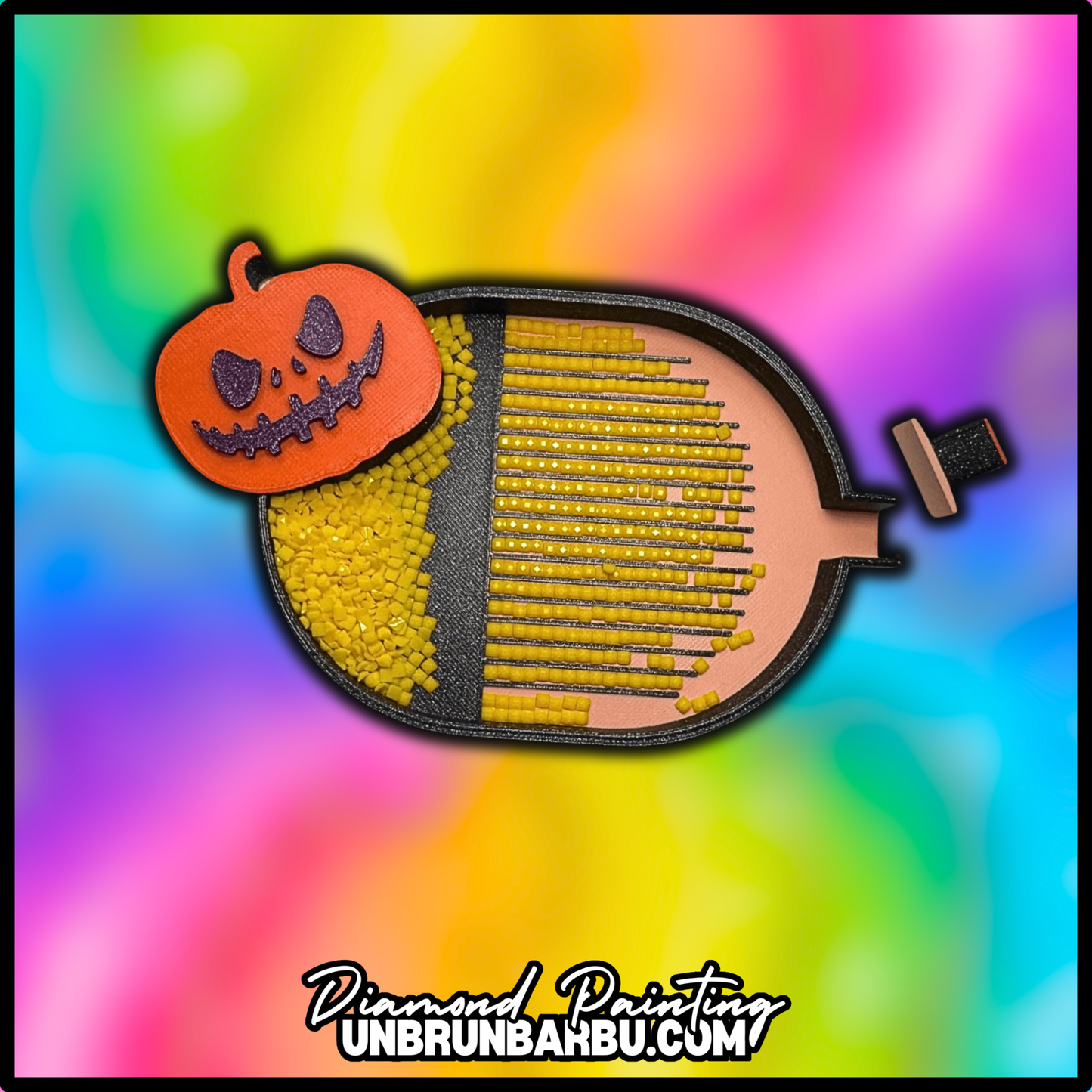 Plateau 3D - Diamond Painting - Citrouille D'Halloween