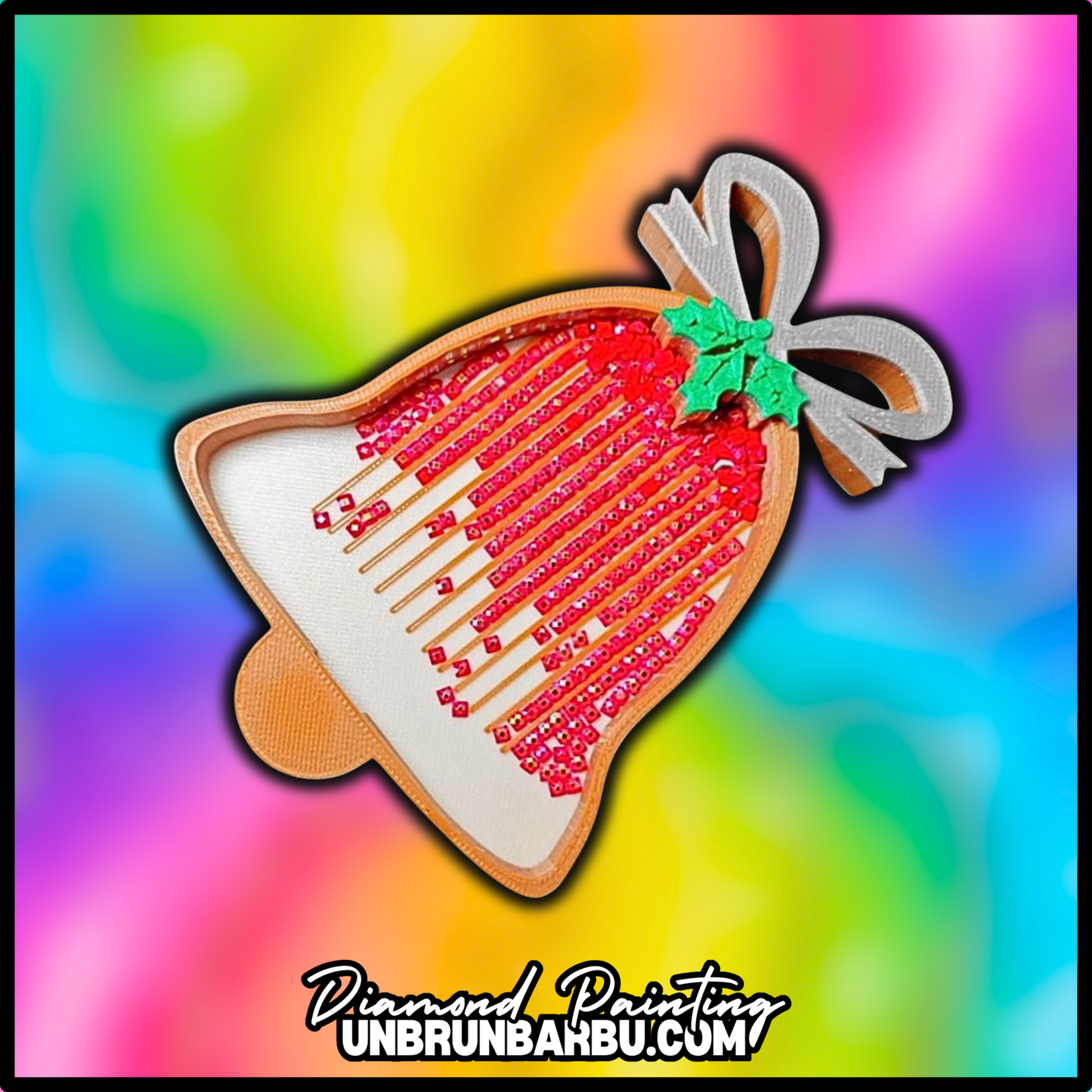 Plateau 3D - Diamond Painting - Cloche de Noël