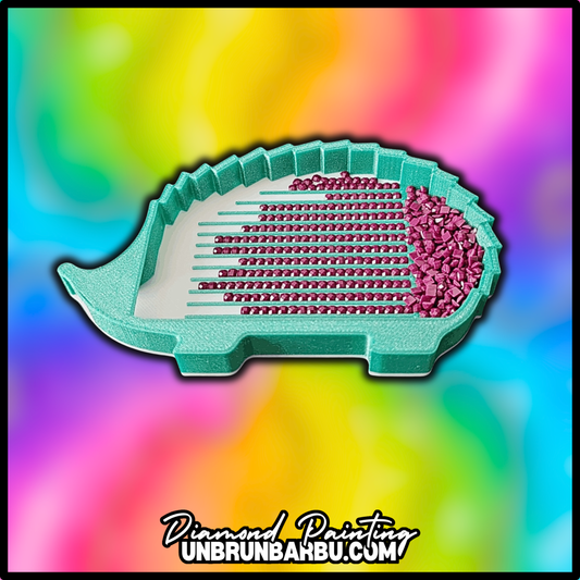 Plateau 3D - Diamond Painting - Hérisson