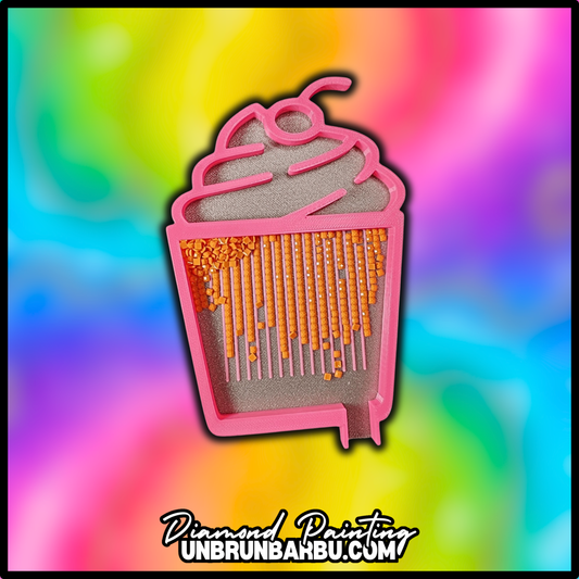 Plateau 3D - Diamond Painting - Le Big Cupcake