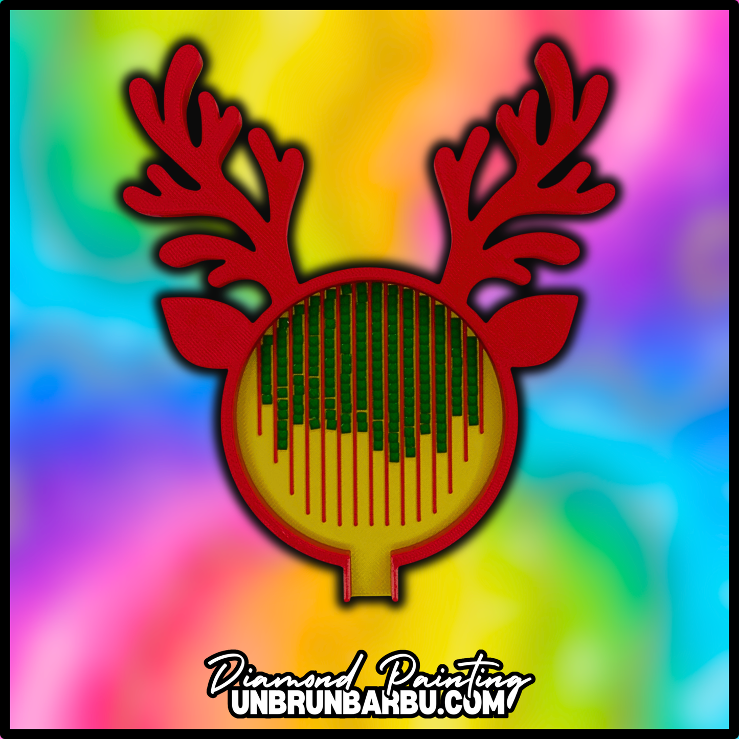 Plateau 3D - Diamond Painting - Le Renne de Noël