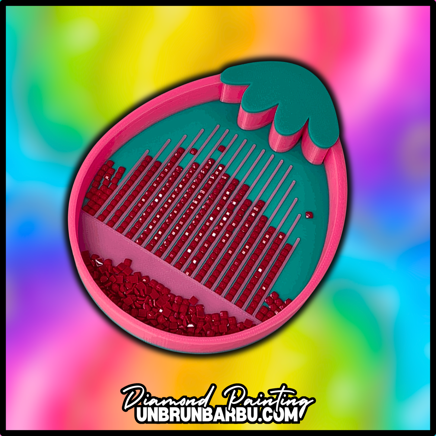 Plateau 3D - Diamond Painting - Oeuf de Pâques