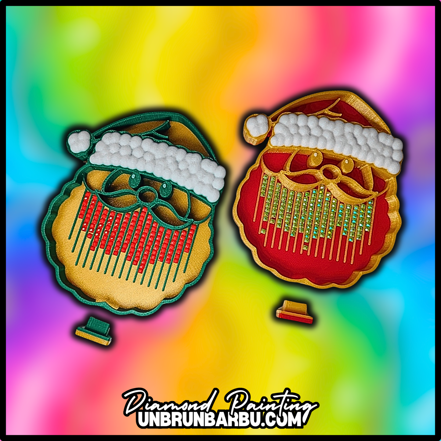 Plateau 3D - Diamond Painting - Père Noël