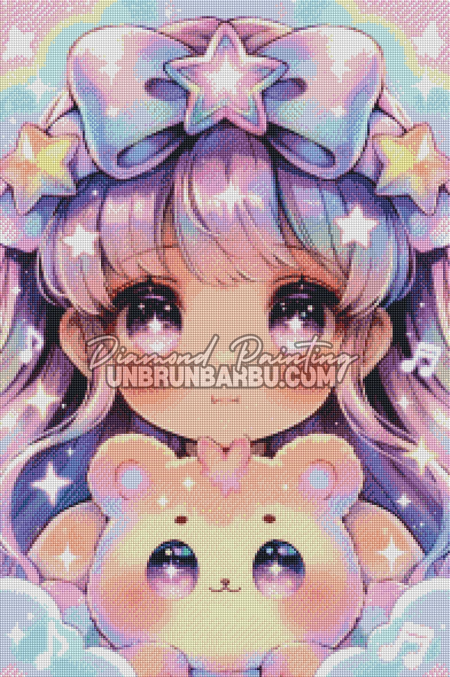 Diamond Painting - Princesse des Nuages Chantants (50cm x 75cm)