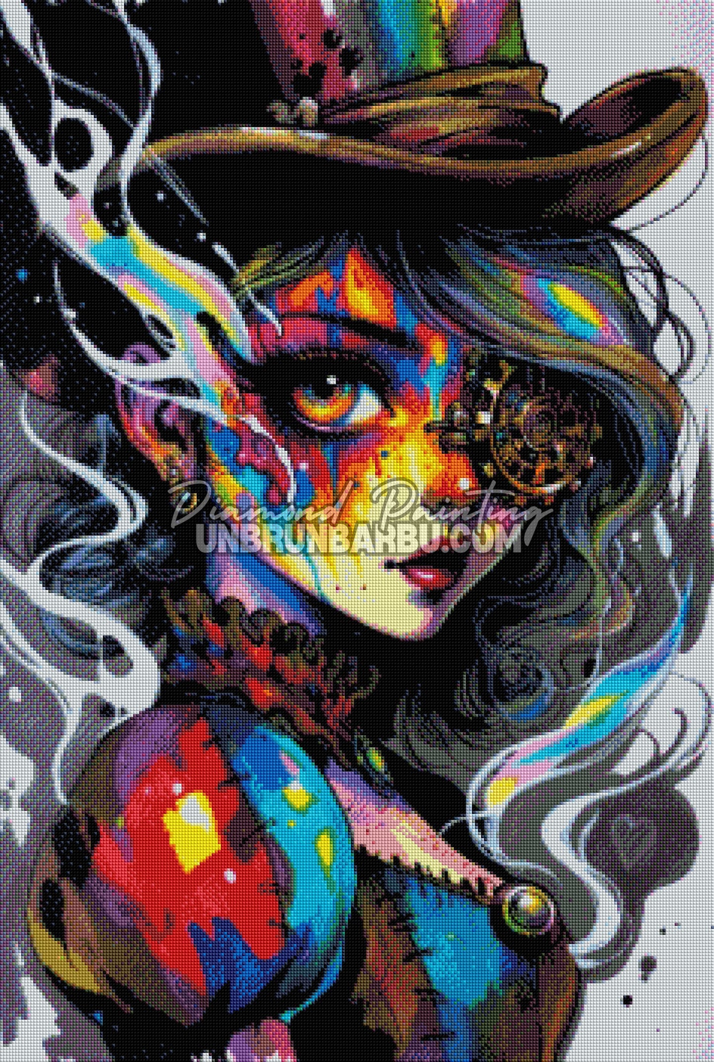 Diamond Painting - Rébellion Chromatique (60cm x 90cm)