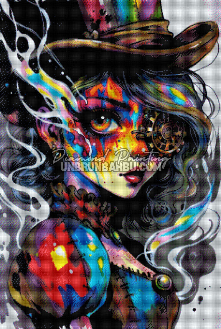 Diamond Painting - Rébellion Chromatique (60cm x 90cm)