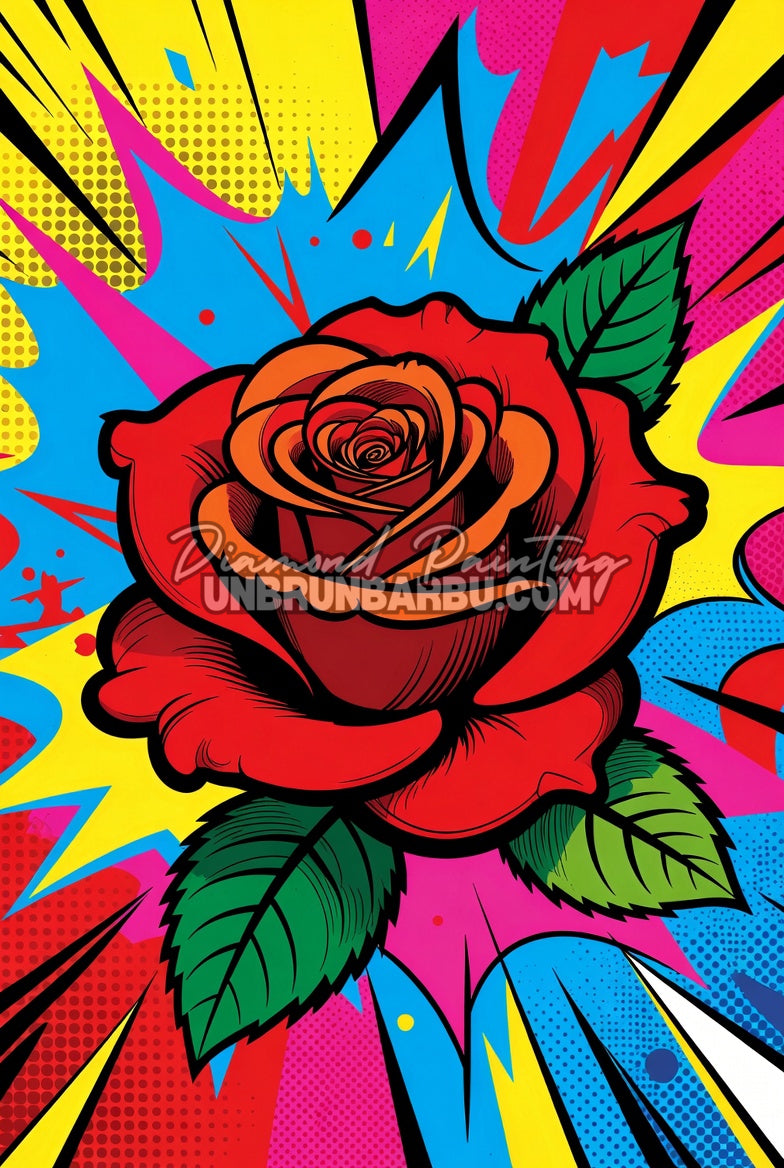 Diamond Painting - Rose Pop Explosion (40cm X 60cm)