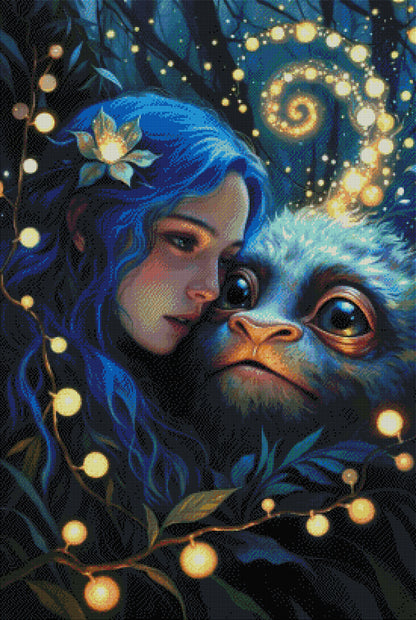 Diamond Painting - Secret de la Forêt des Lucioles (70cm x 105cm)