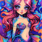 Diamond Painting - Sirène Écailles de Magie (70cm x 105cm)