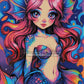 Diamond Painting - Sirène Écailles de Magie (70cm x 105cm)