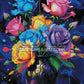 Diamond Painting - Vase d’Encre Roses Arc-en-Ciel (60cm x 90cm)