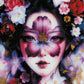 Diamond Painting - Visage Floral Enchanté aux Pétales Multicolores (60cm x 90cm)