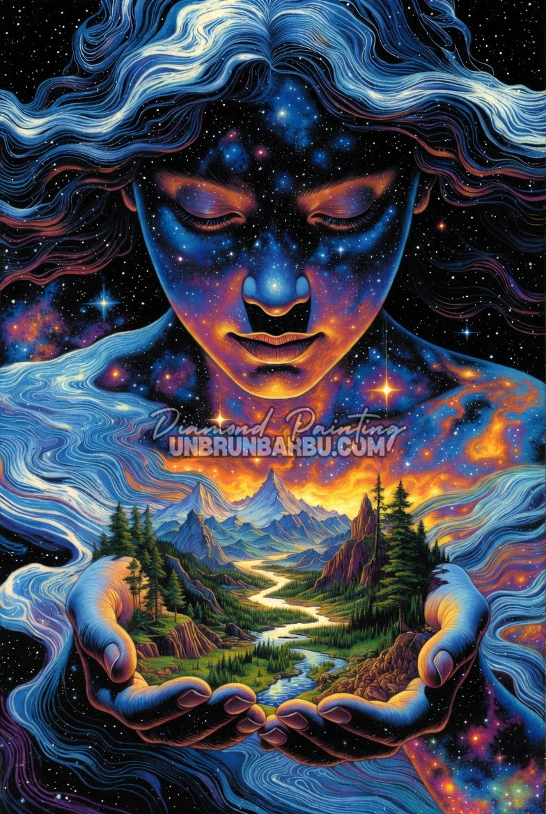 Diamond Painting - Angle Spirituel et Intérieur (60cm x 90cm)