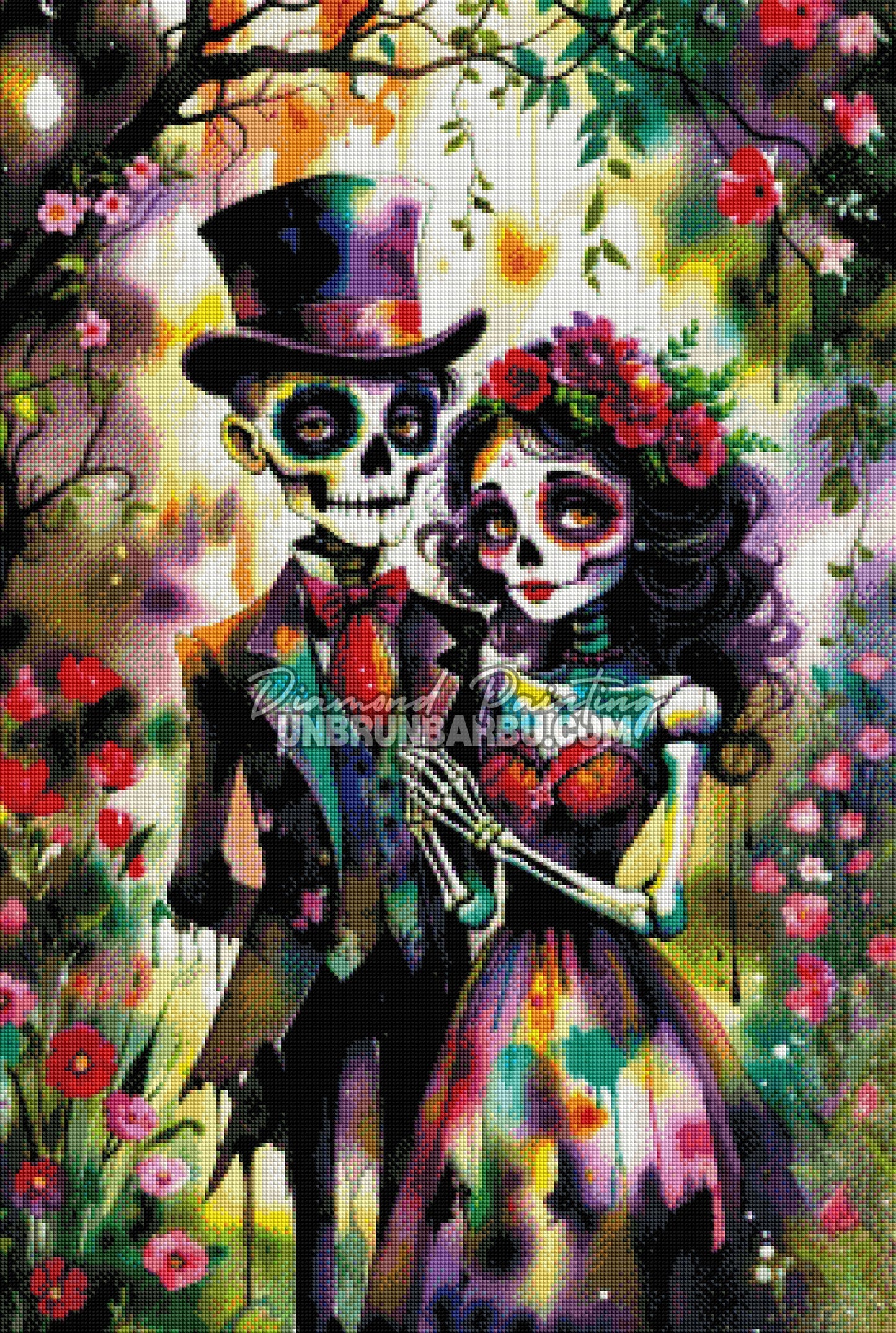 Diamond Painting - Noces de l'Au-Delà (60cm x 90cm)