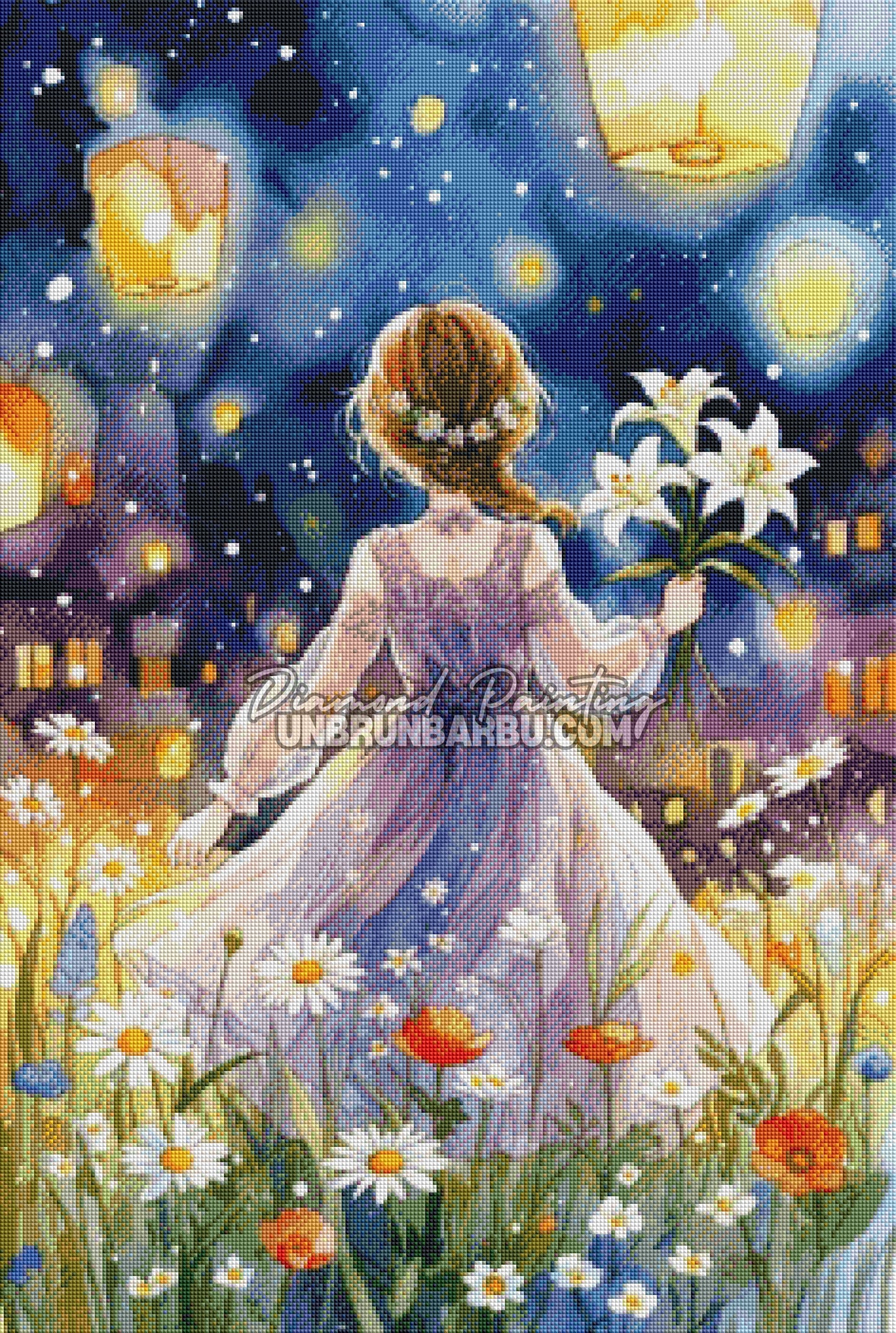 Diamond Painting - Nuit des Vœux Célestes (60cm x 90cm)