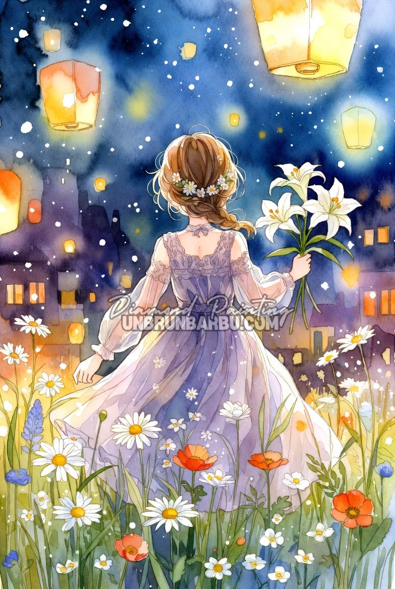 Diamond Painting - Nuit des Vœux Célestes (60cm x 90cm)