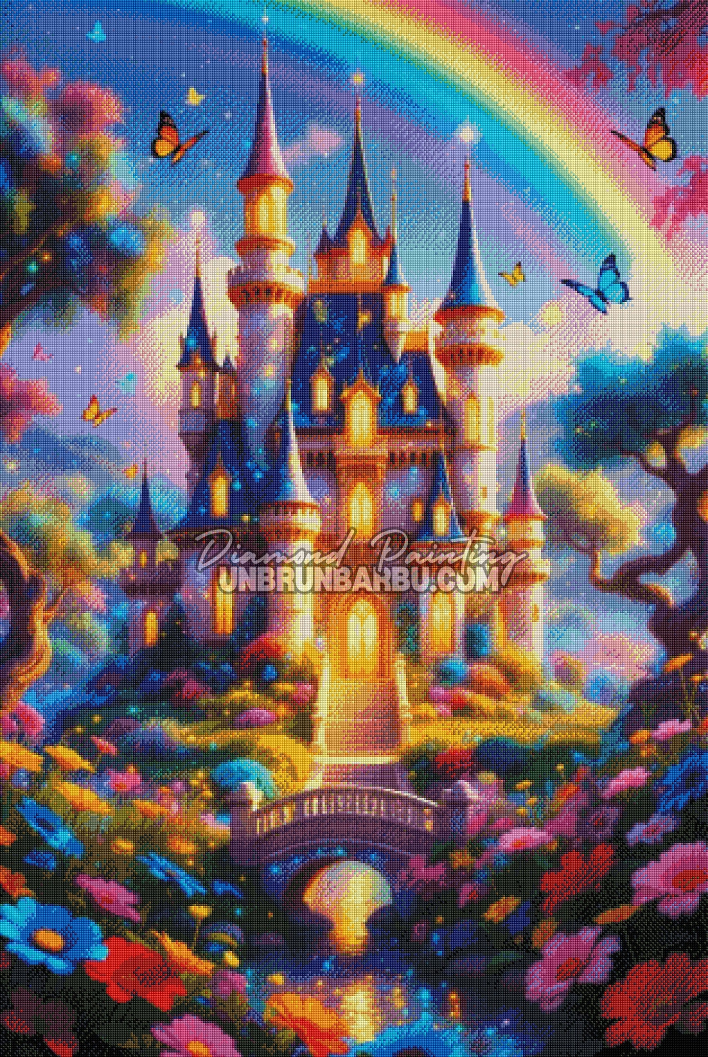 Diamond Painting - Palais de l'Éternel Printemps (80cm x 120cm)