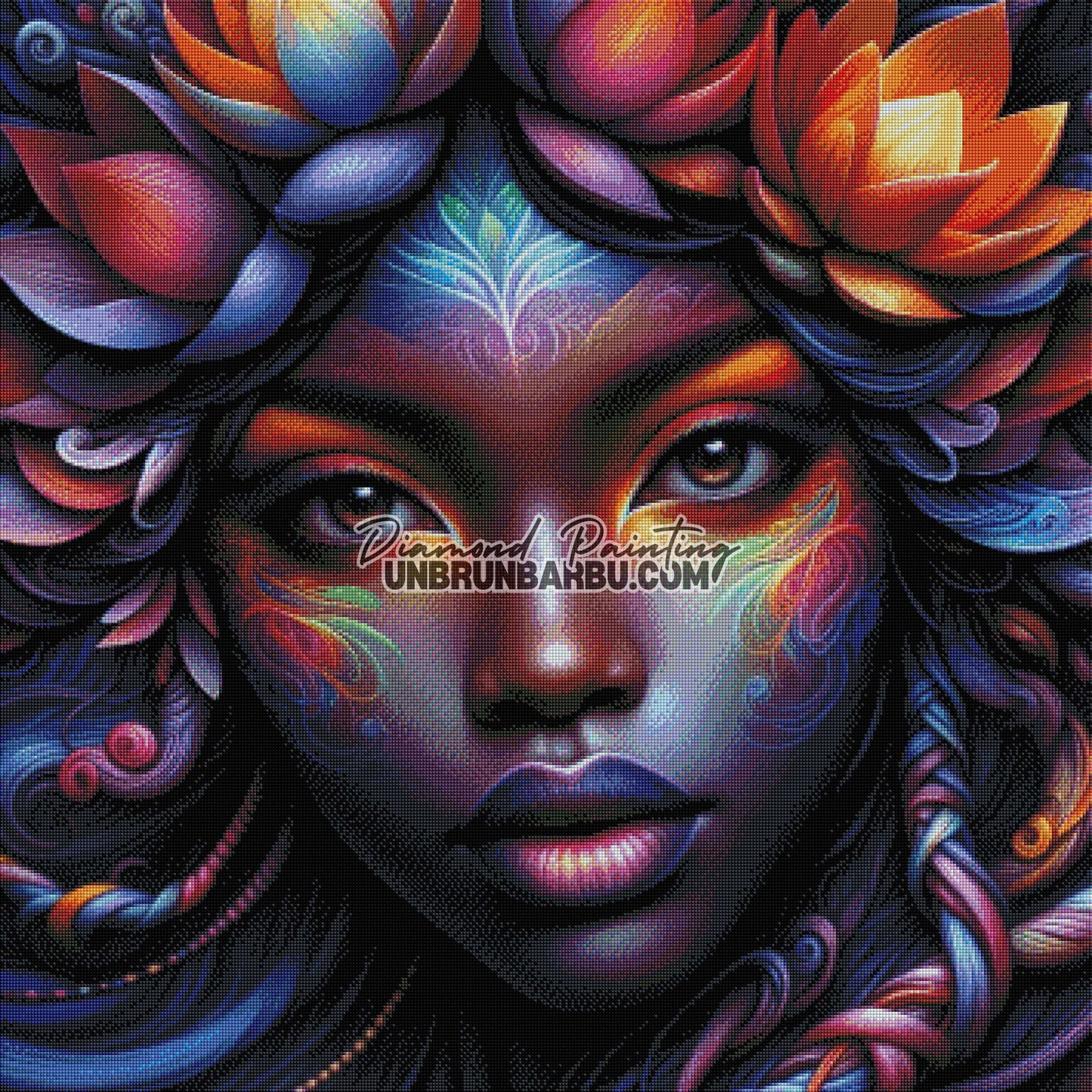 Éclosion de Couleurs (90cm x 90cm)