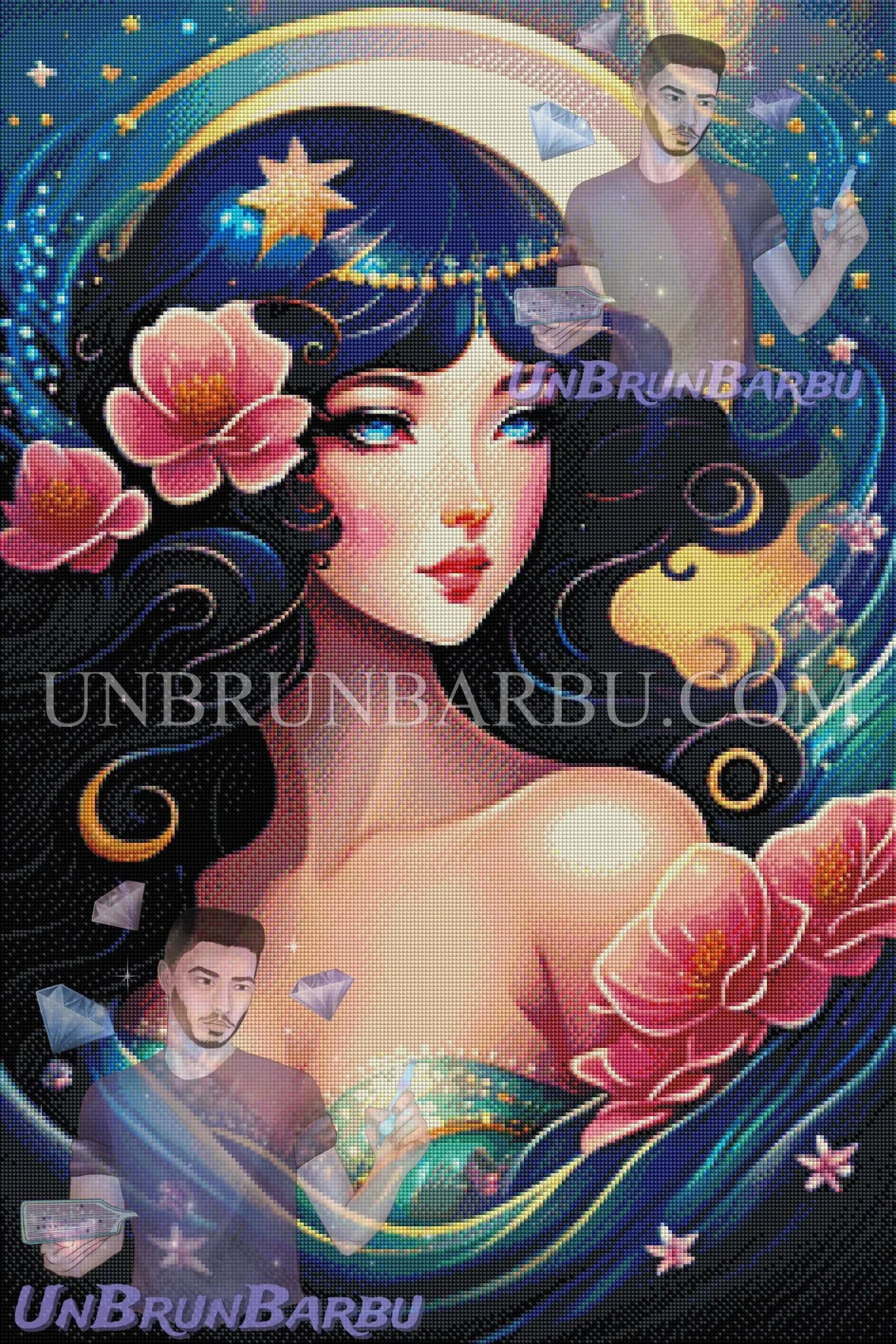 Elegance Divine. (60cm x 90cm) - UnBrunBarbu