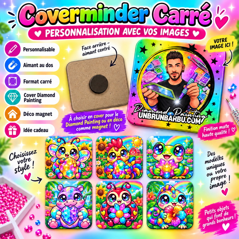 Coverminder Diamond Painting Personnalisé avec Photo
