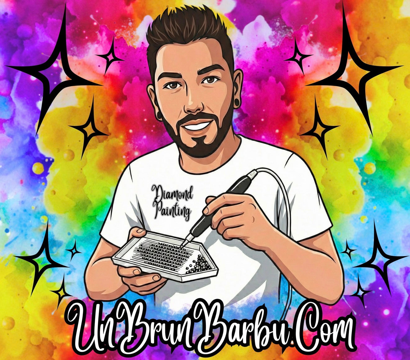 Diamond Painting - Logo Unbrunbarbu (100cm x 90cm)