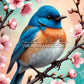 Diamond Painting - L'Oiseau Bleu du Printemps (50cm x 75cm)