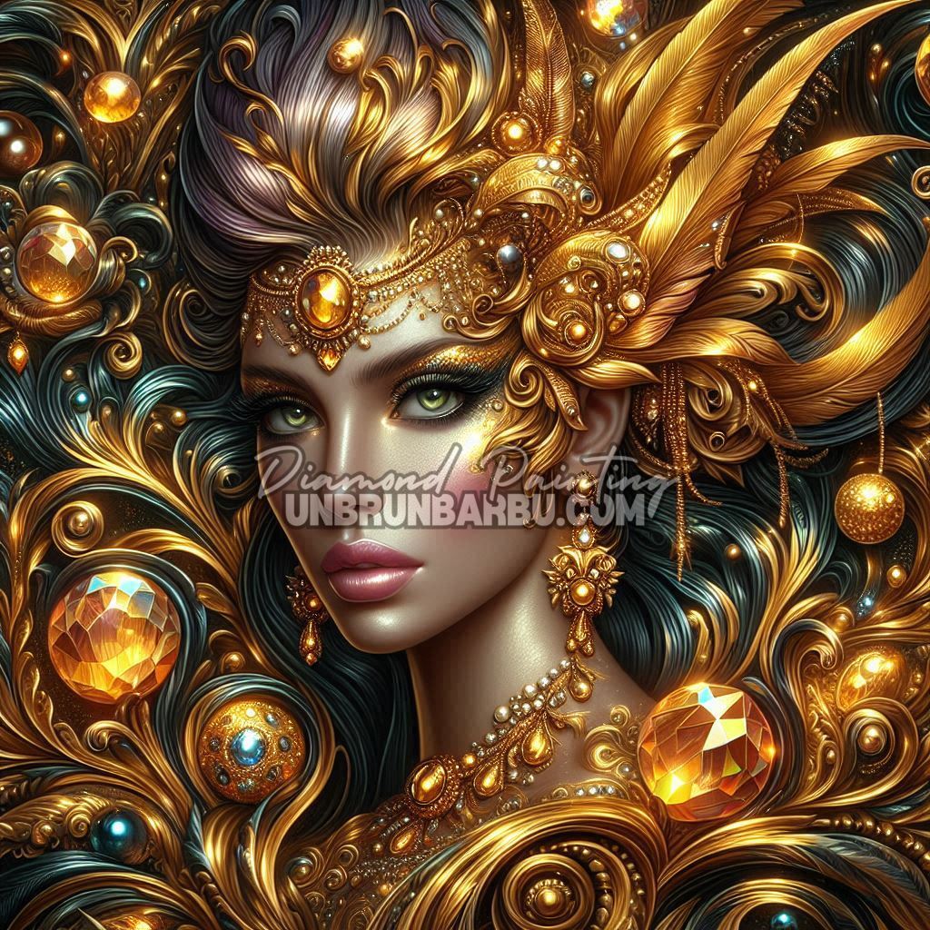 Diamond Painting - La Muse Dorée (100cm x 100cm)