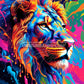 Diamond Painting - Lion Crinière de Peinture (60cm x 90cm)