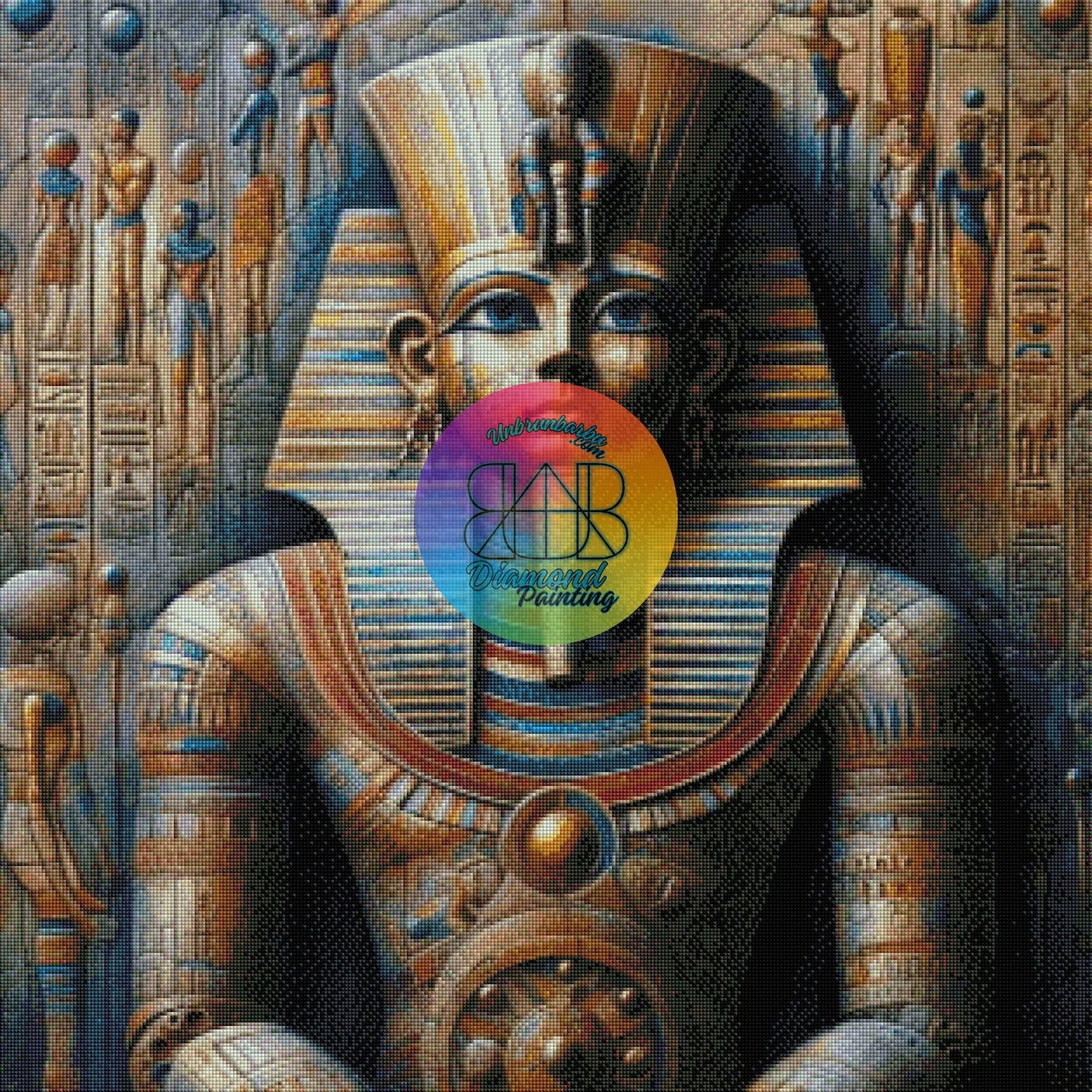 Majesté Pharaonique. (80cm x 80cm). - UnBrunBarbu