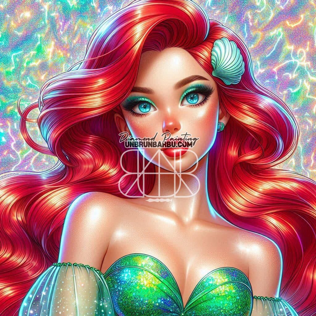 Mélodie des Océans (80cm x 80cm) - UnBrunBarbu